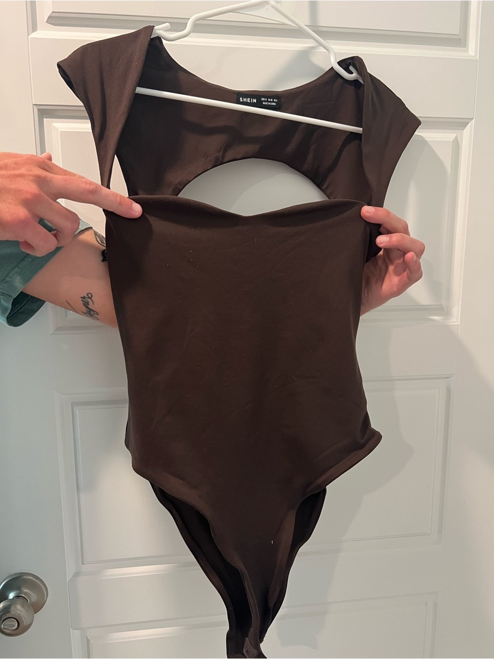 Shein Women’s Brown Bodysuit